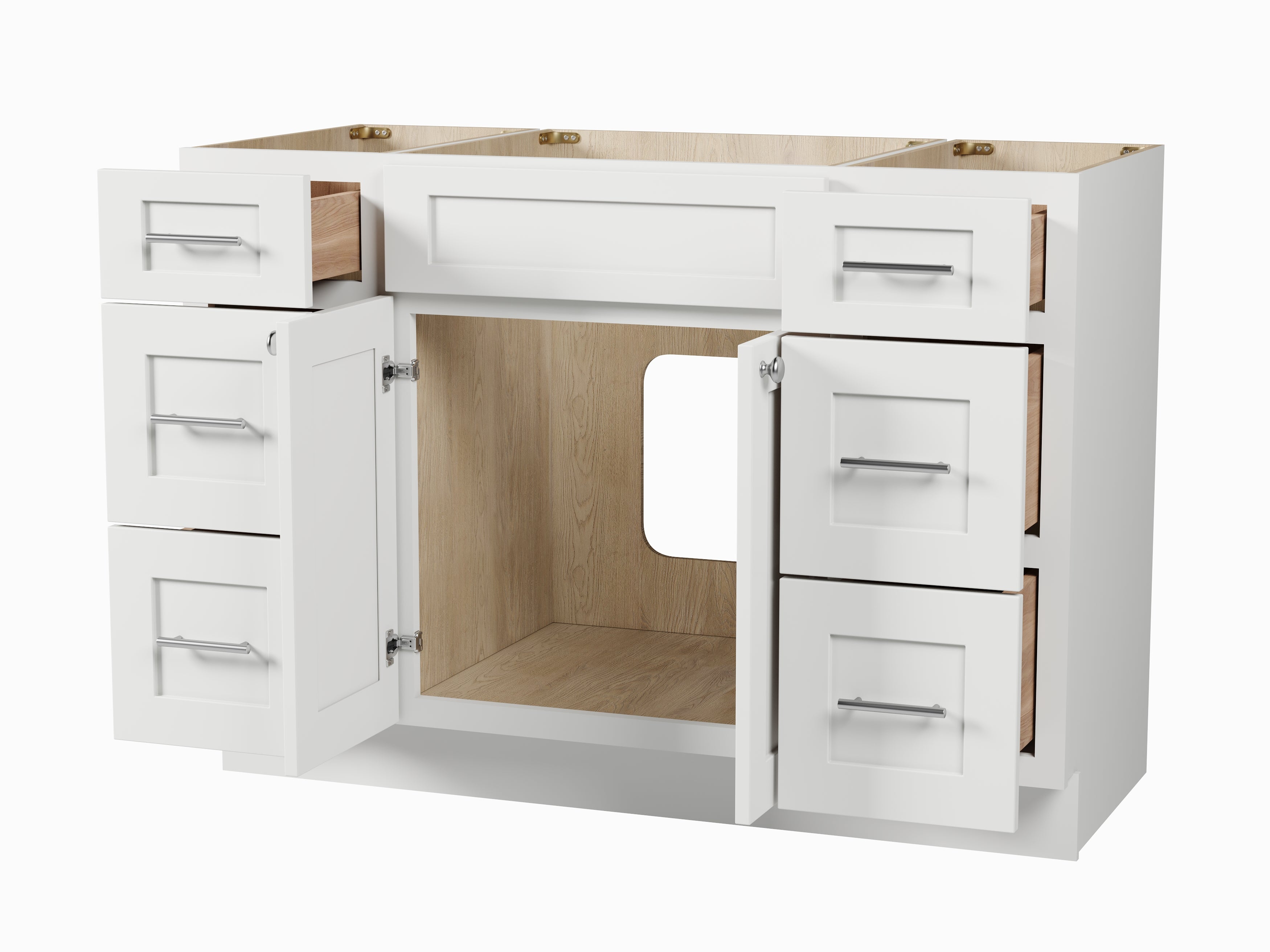 Disar 48'' Single Bathroom Vanity With Drawer Base Only