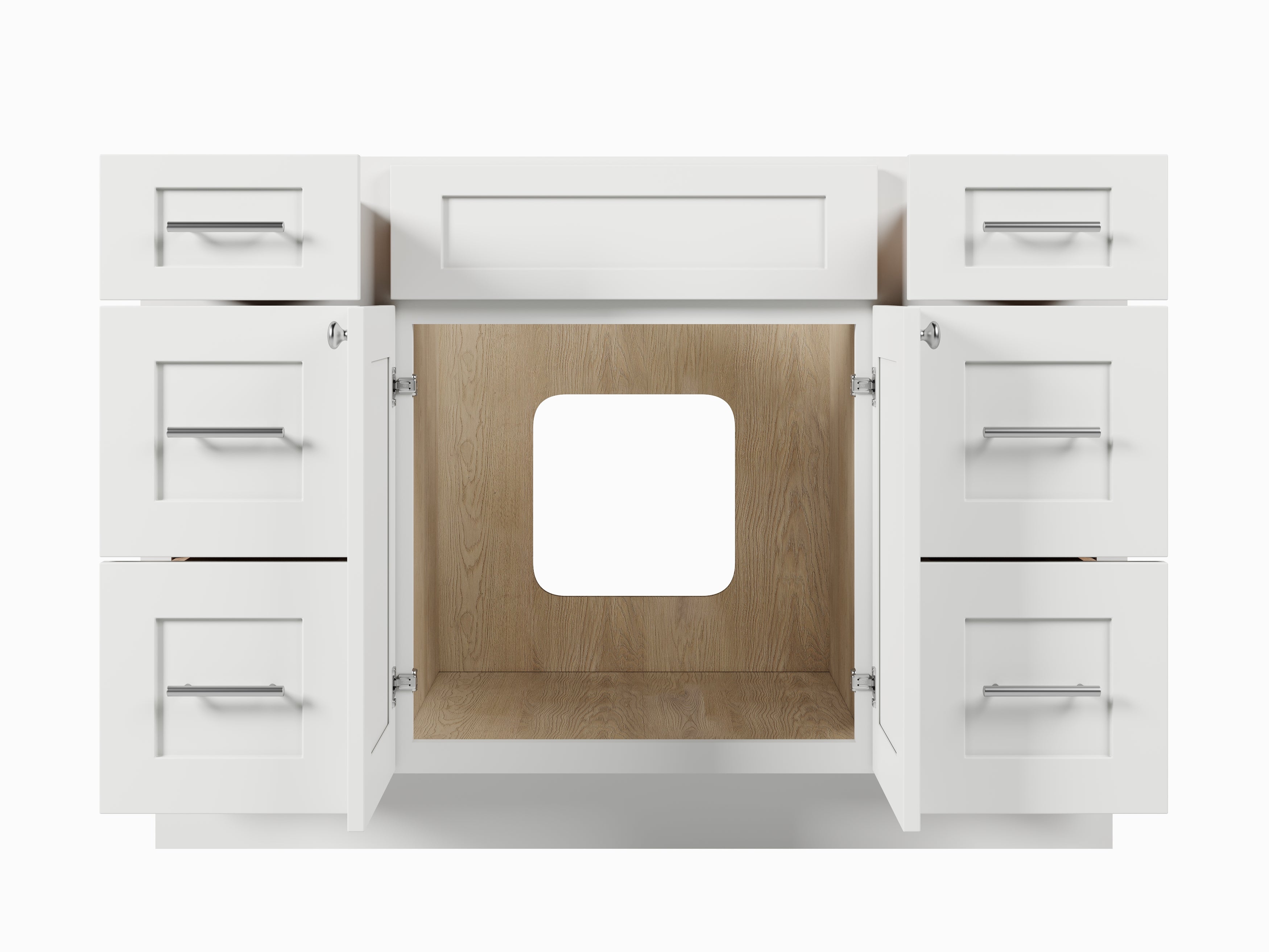 Disar 48'' Single Bathroom Vanity With Drawer Base Only