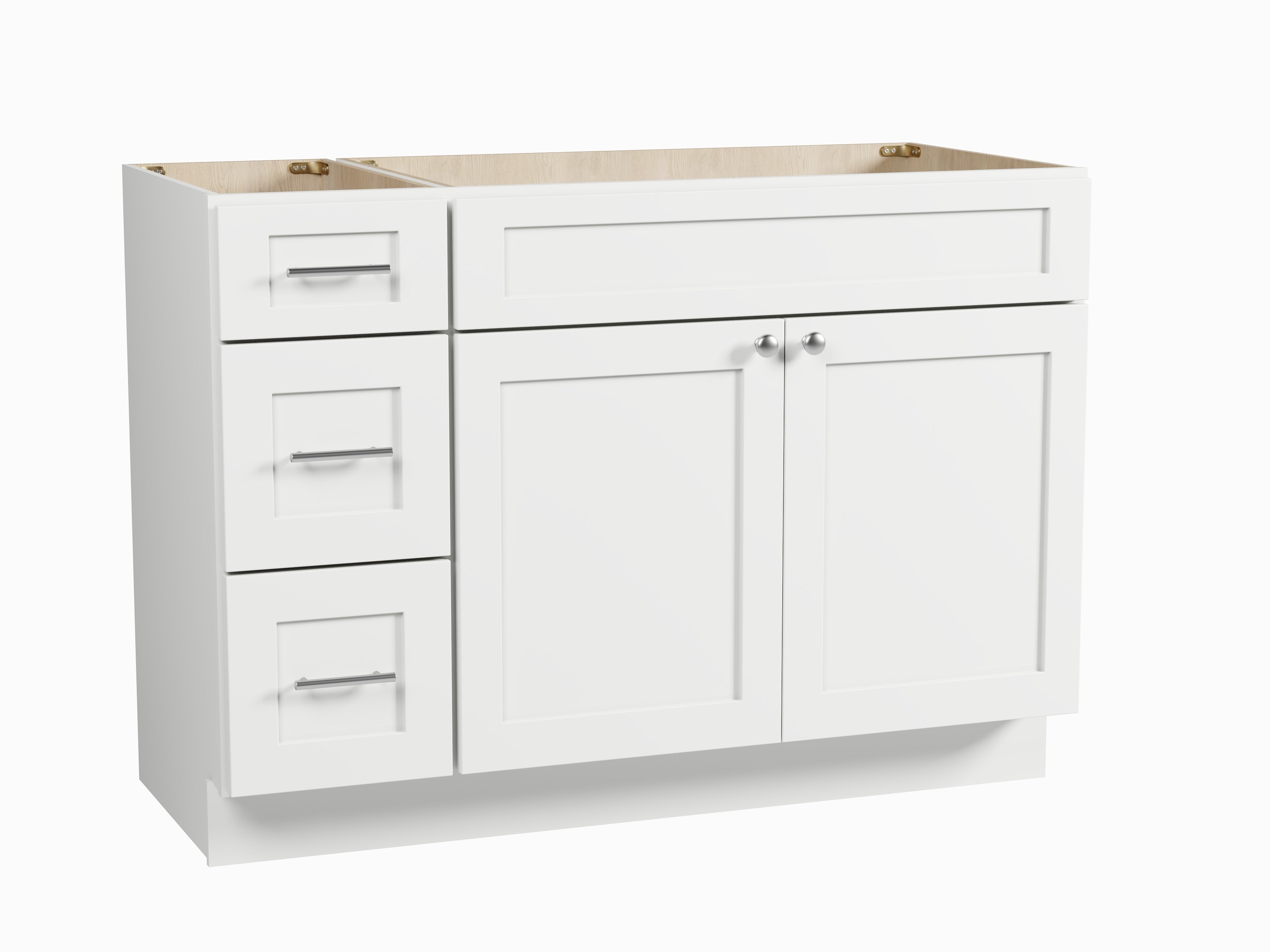 Disar 48" Single Bathroom Vanity Base with Left Drawers