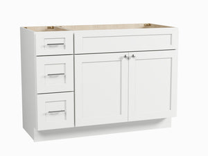 Disar 48" Single Bathroom Vanity Base with Left Drawers