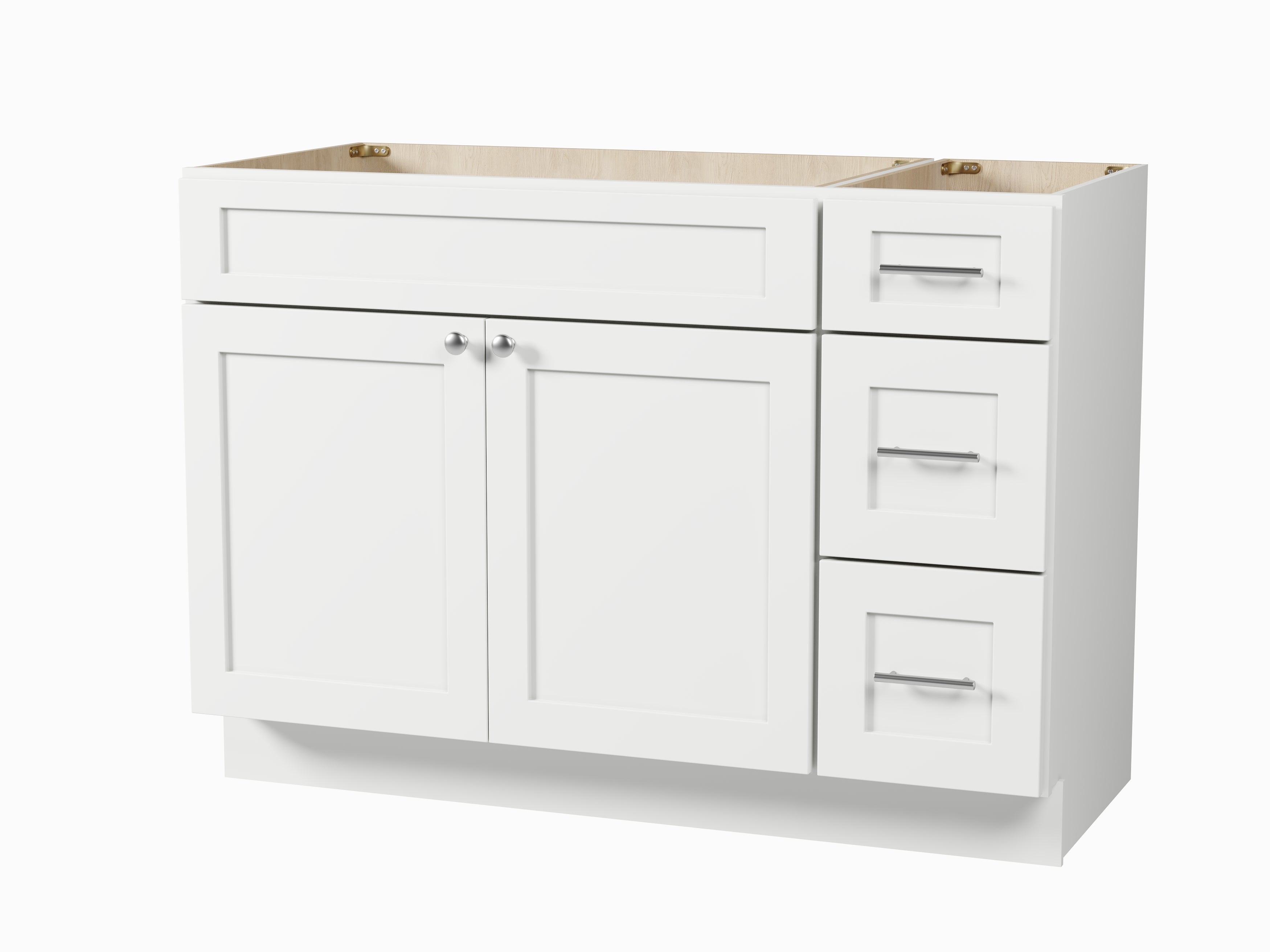 Disar 48" Single Bathroom Vanity Base with Right Drawers