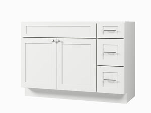 Disar 48" Single Bathroom Vanity Base with Right Drawers