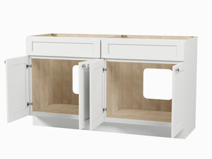 Disar 60'' Double Bathroom Vanity Base Only