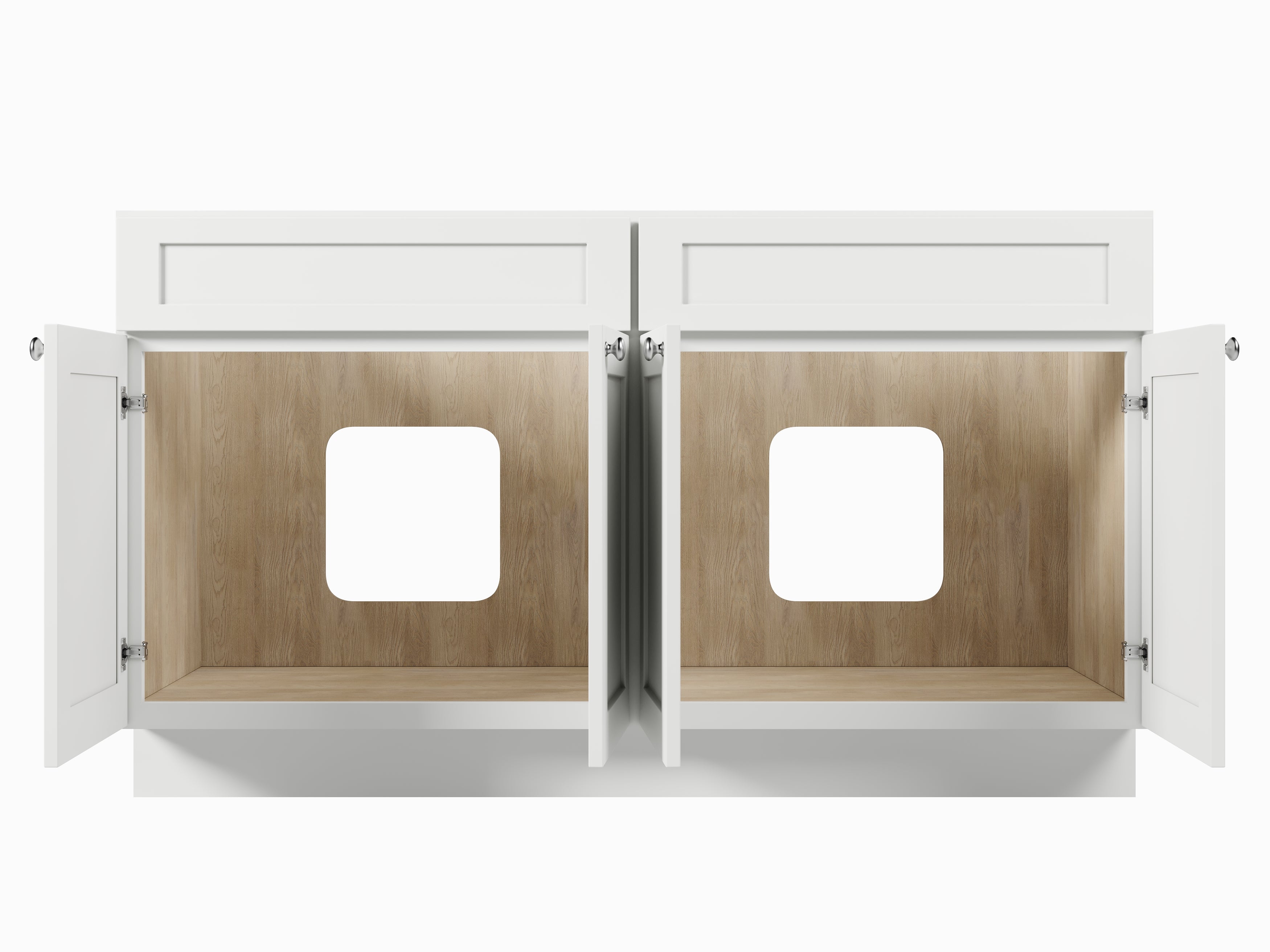 Disar 60'' Double Bathroom Vanity Base Only