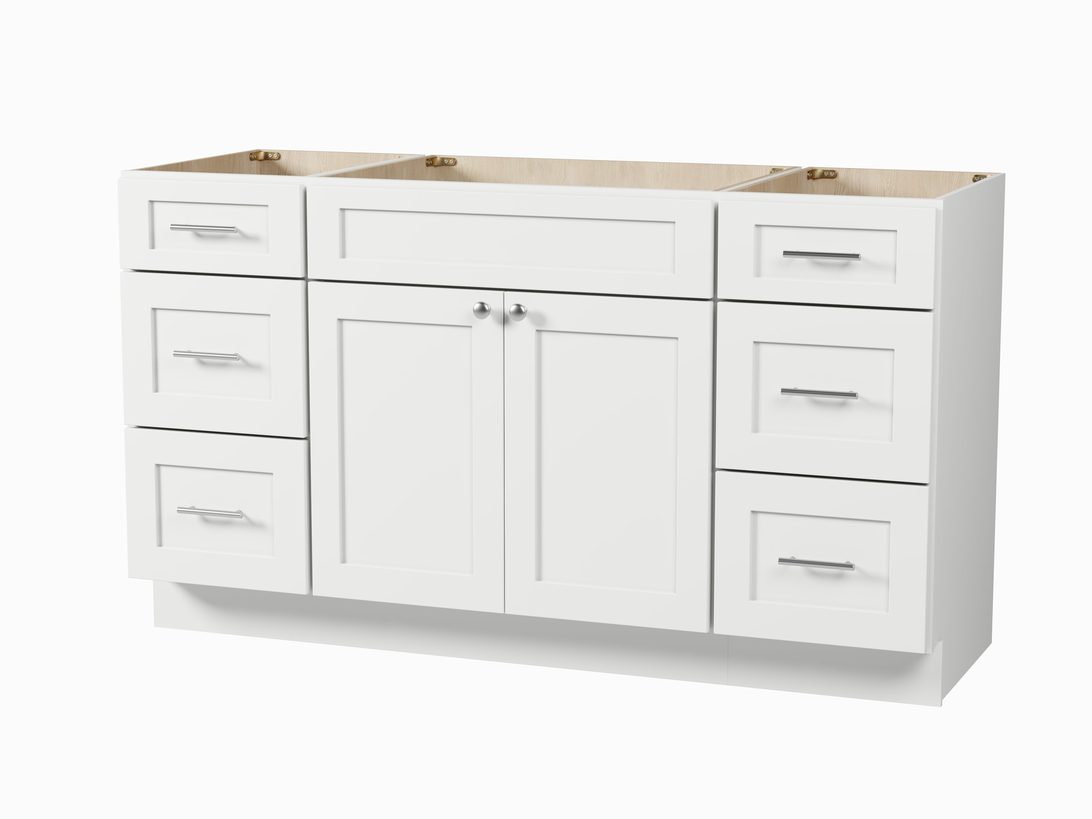 Disar 60'' Single Bathroom Vanity With Drawer Base Only