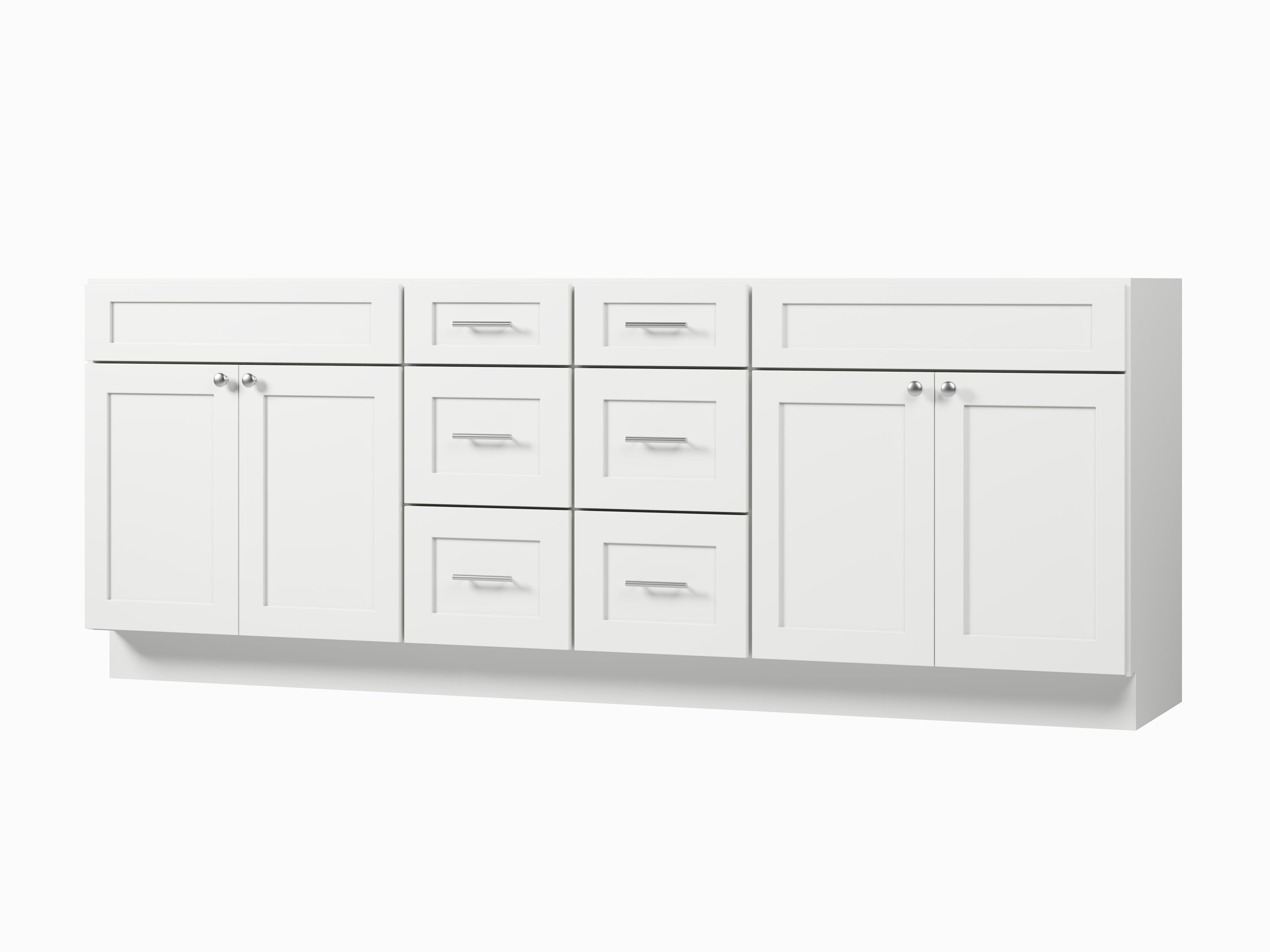 Disar 90 Double Bathroom Vanity Base Only