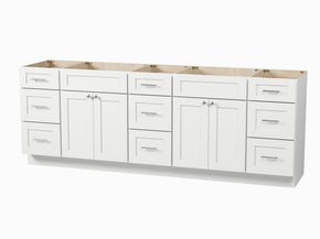 Disar 93'' Double Bathroom Vanity Base only