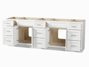 Disar 93'' Double Bathroom Vanity Base only