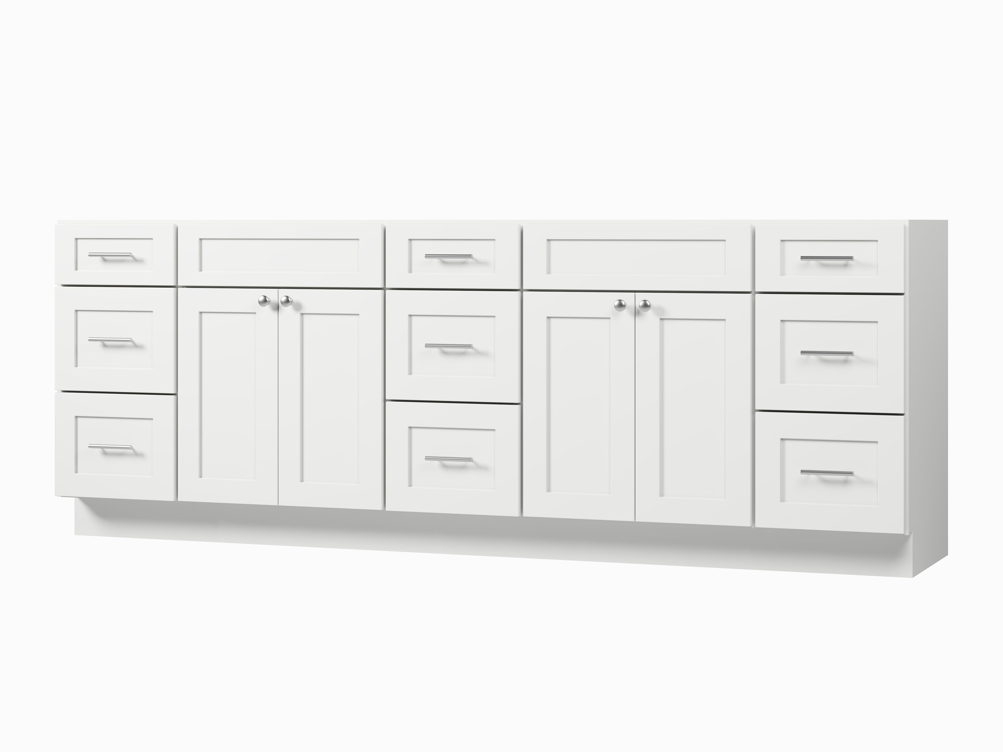 Disar 93'' Double Bathroom Vanity Base only