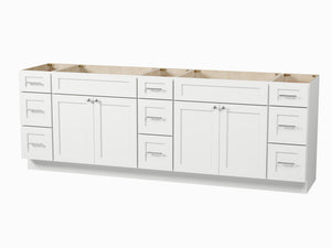 Disar 96" Double Bathroom Vanity Base