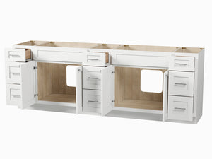 Disar 96" Double Bathroom Vanity Base