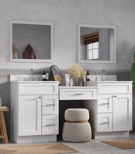 72" Bathroom Vanities With Quartz Top