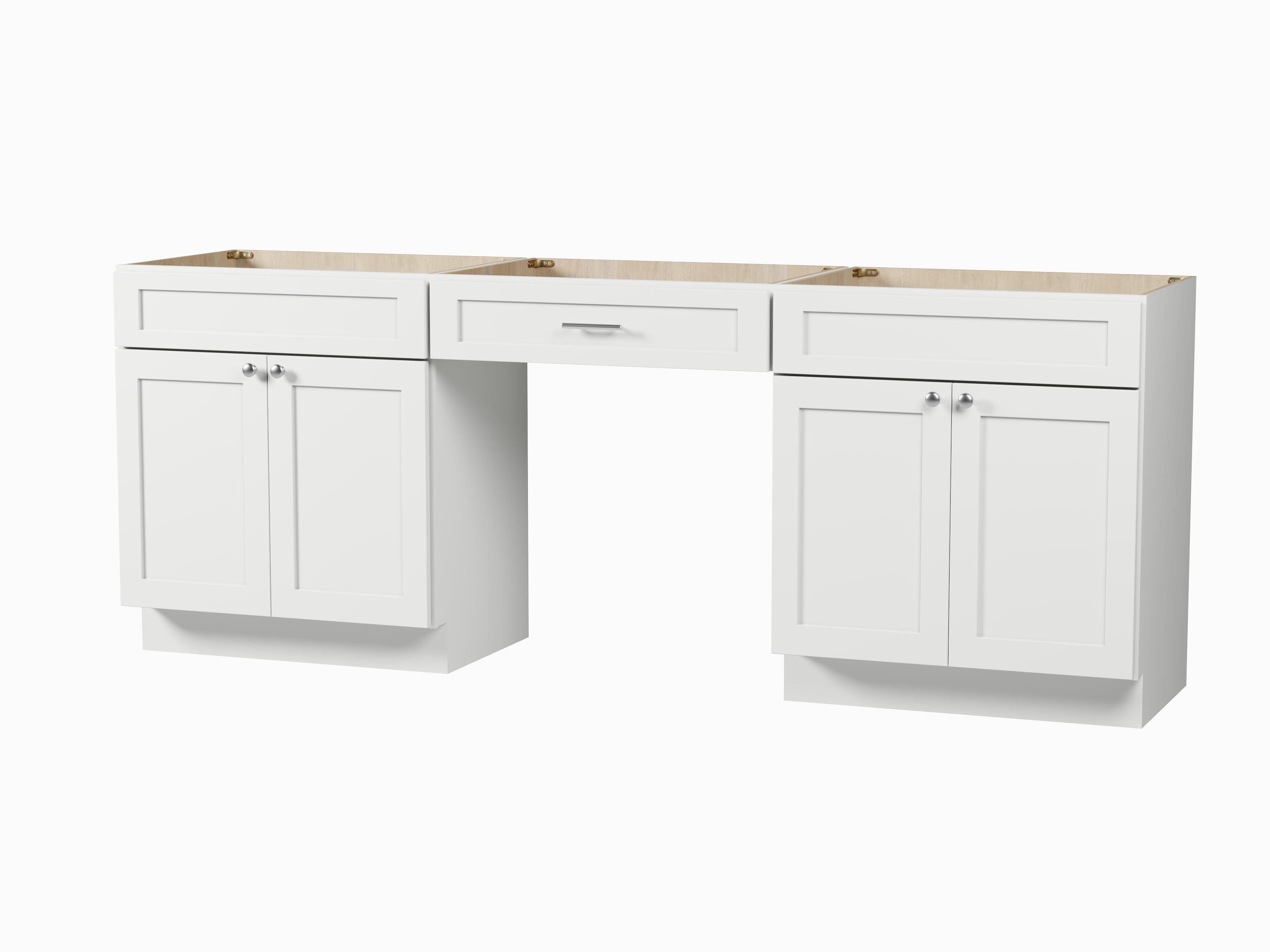90'' Double Bathroom Vanity Base Only