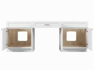 90'' Double Bathroom Vanity Base Only