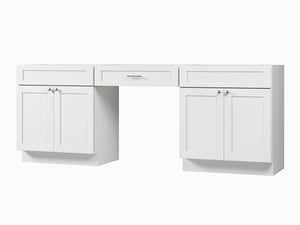 90'' Double Bathroom Vanity Base Only