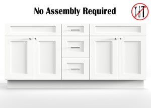 Disar 75'' Double Bathroom Vanity With Drawer Base Only