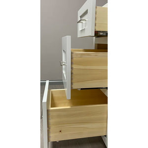 Disar 42" Single Bathroom Vanity Base Only in White