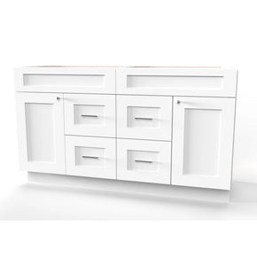 Disar 60'' Double Bathroom Vanity With Drawer Base Only