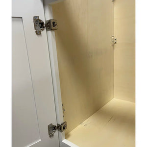 Disar 72" Double Bathroom Vanity Base Only in White